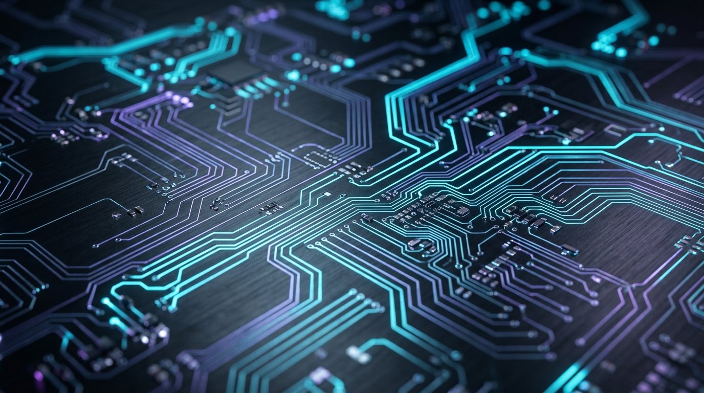 Futuristic Circuitry Board